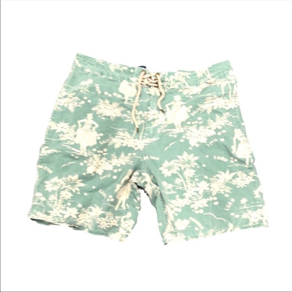 Polo Ralph Lauren Hawaiian print swim trunks 36